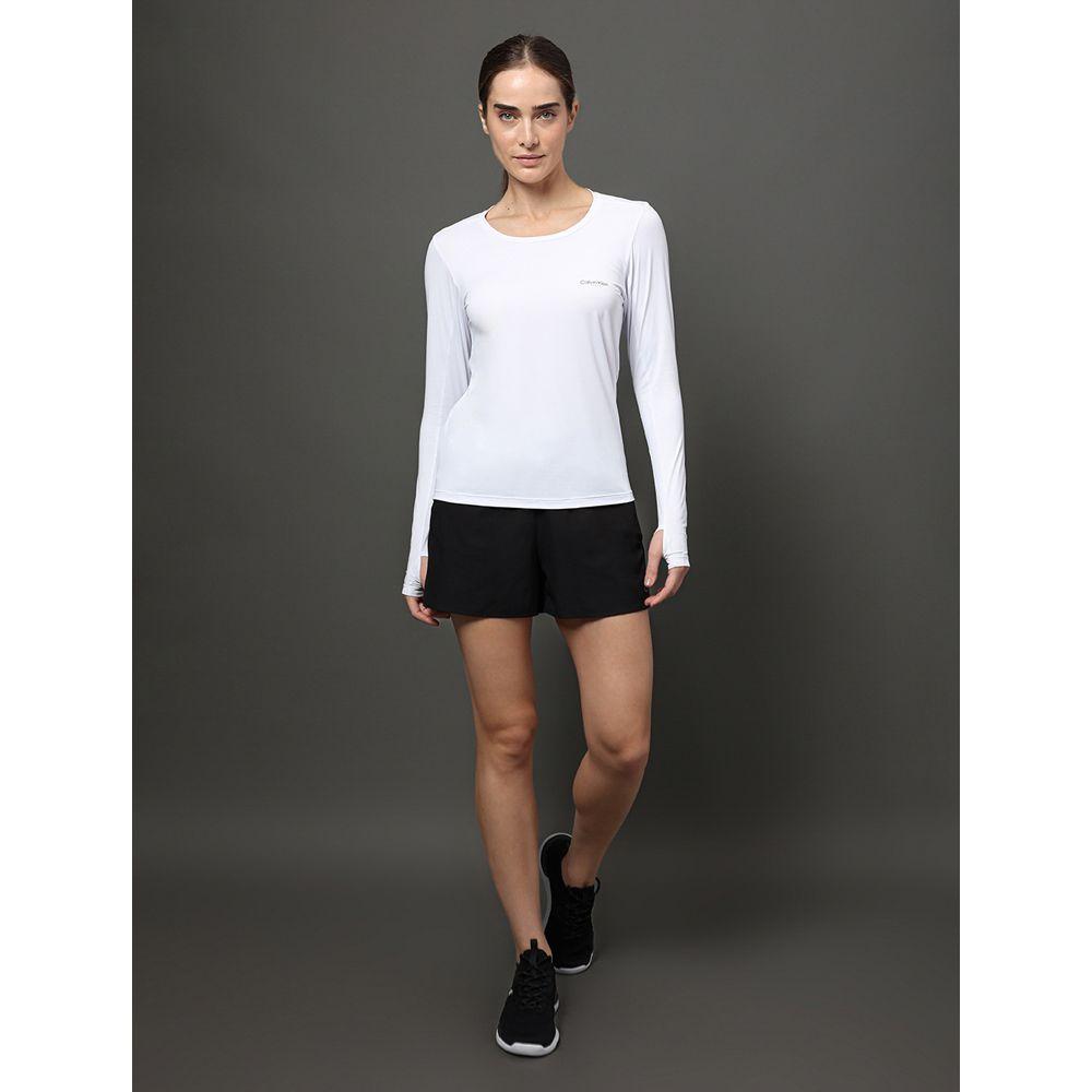 Short Feminino Tecno Com Compressão Calvin Klein Sport - Preto - 3