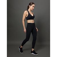 Calça Legging Recorte Sport - Preto - 5