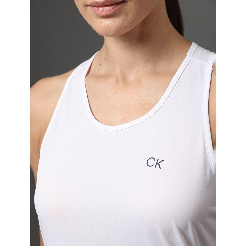 Regata Feminina Texturizada Calvin Klein Sport - Branco 2 - 3
