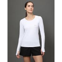 Camiseta Feminina Manga Longa Mesh Calvin Klein Sport - Branco 2 - 1