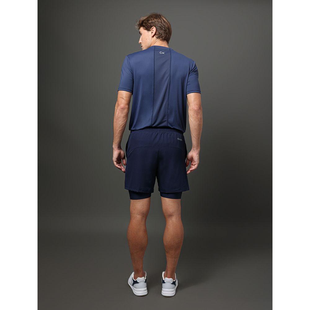 Bermuda Com Short Compressão Ck Sport - Marinho - 2