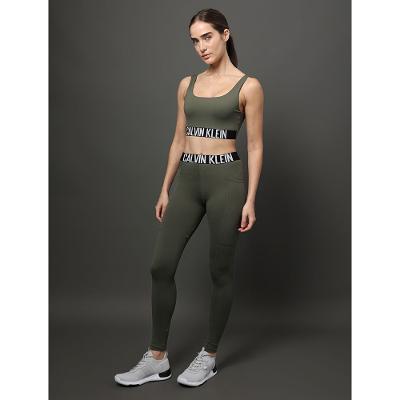 Calça Legging Feminina Intense Power Calvin Klein Sport - Militar