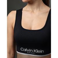 Top Regata Feminino Seamless Ribbed Calvin Klein Sport - Preto