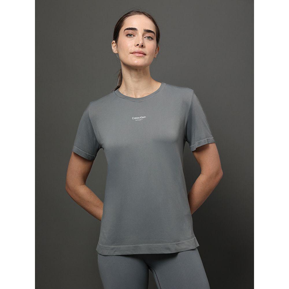 Camiseta Seamless Ribbed Sport - Grafite - 1