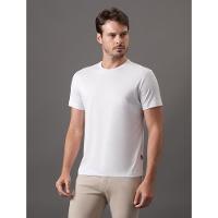Camiseta Masculina Pima Manga Curta Calvin Klein - Branco - 1