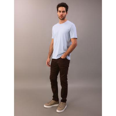 Camiseta Masculina Gola Careca Solid Liquid - Azul Bebe