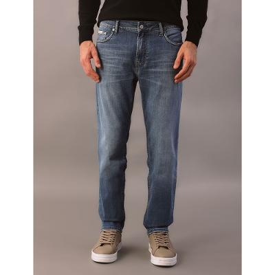 Calça Jeans Slim 5 Pockets - Azul Claro