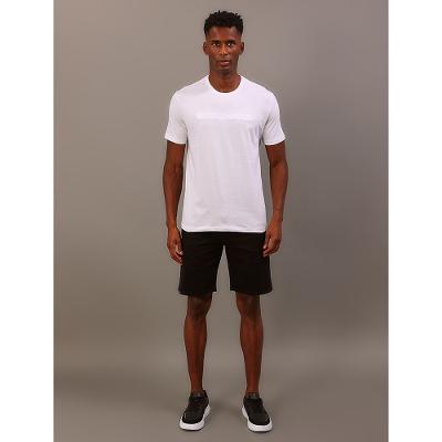 Camiseta Manga Curta Calvin Klein Jeans Masculino Embossed+bordado - Branco