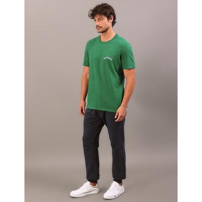 Camiseta Manga Curta Calvin Klein Jeans Masculino Logo College - Verde
