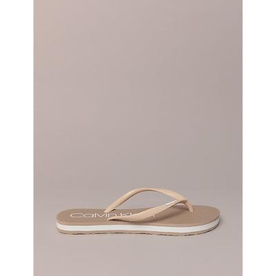 Chinelo Swim Calvin Klein - Caqui Claro