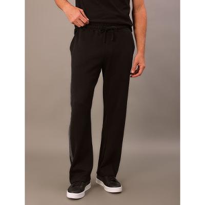 Calça Moletom Calvin Klein Retilínea Logo Aop - Preto