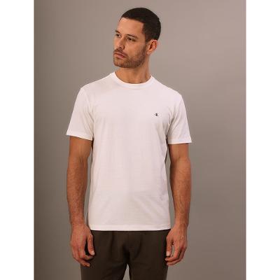 Camiseta Manga Curta Calvin Klein Jeans Masculino Packable - Off White