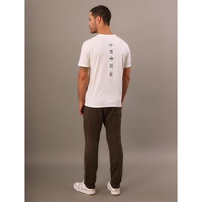 Camiseta Manga Curta Calvin Klein Jeans Masculino Packable - Off White