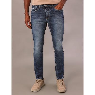 Calça Jeans Super Skinny 5 Pockets - Azul Médio