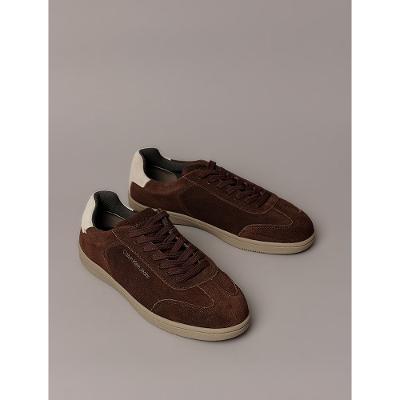 Tênis Calvin Klein Jeans Slim Logo - Marrom