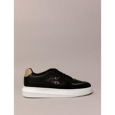 Tênis Calvin Klein Jeans Chunky Embossed Layers - Preto