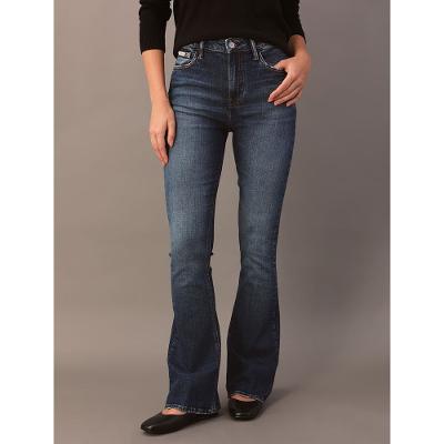 Calça Jeans Feminina Flare 5 Pockets - Marinho