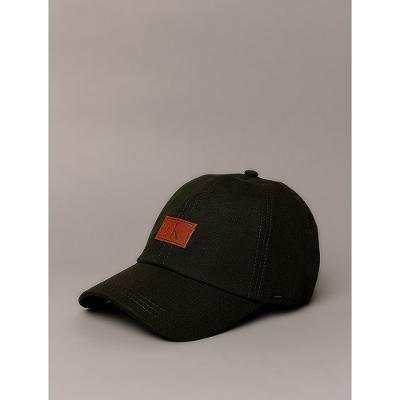 Boné Calvin Klein Jeans 6 Gomos Etiqueta Recouro - Militar