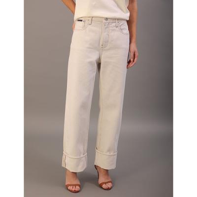 Calça Color Feminina Straight - Off White