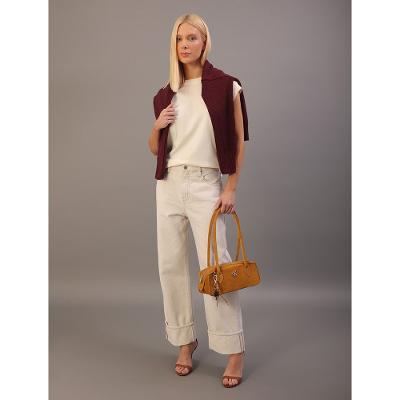Calça Color Feminina Straight - Off White