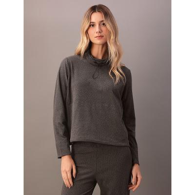 Casaco Calvin Klein Jeans Feminino Stopper - Chumbo
