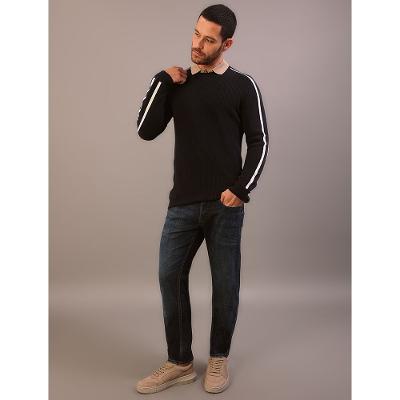 Tricot Masculino Calvin Klein Jeans Stripes - Marinho
