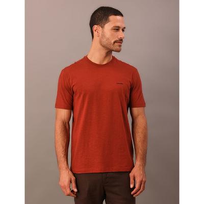 T-Shirt Manga Curta Flame - Ferrugem