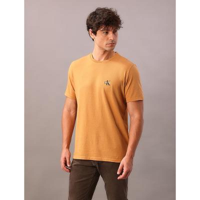 Camiseta Manga Curta Calvin Klein Jeans Masculino Reissue Peito - Havana