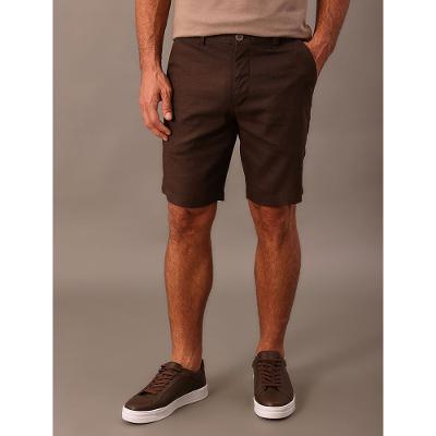 Bermuda Cks Masculino Linen - Marrom