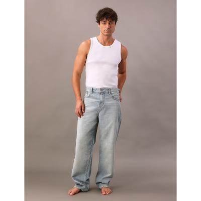 Regata Calvin Klein Jeans Masculino Ribana Logo Monograma - Branco