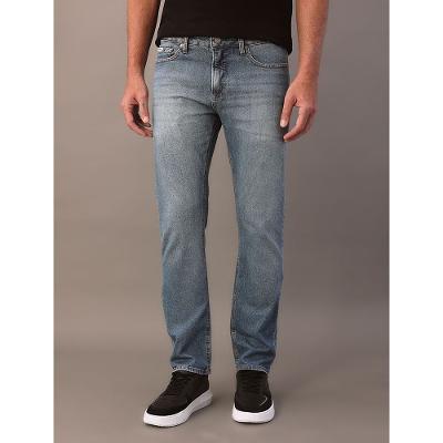 Calça Jeans Slim 5 Pockets - Azul Médio