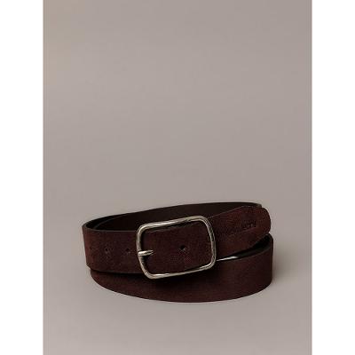 Cinto Calvin Klein Jeans Camurça - Cafe