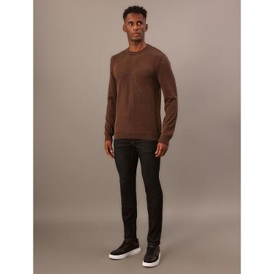 Tricot Masculino Calvin Klein Jeans Maxi Ck - Marrom