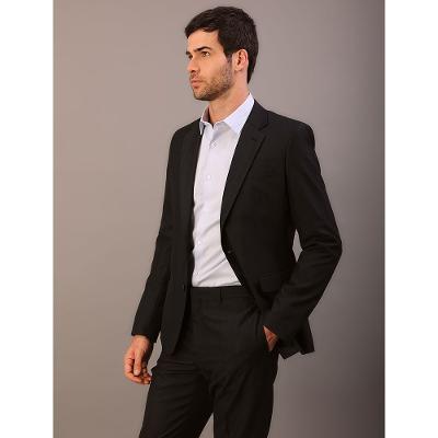 Camisa Manga Longa Slim Maquineta Fio 60 - Azul Claro