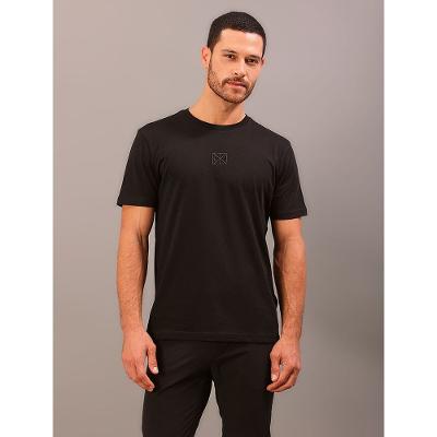 Camiseta Manga Curta Calvin Klein Masculino Rubber Patch Aop - Preto