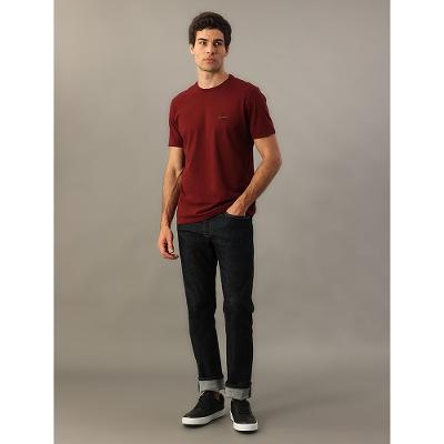 Camiseta Manga Curta Calvin Klein Jeans Masculino Reissue Peito - Bordo