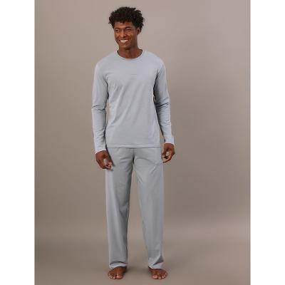 Pijama Masculino Manga Longa e Calça Pima Cotton - Azul Claro