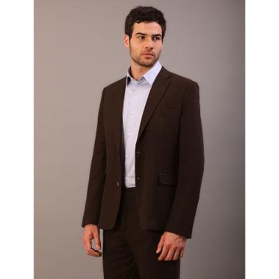 Blazer Slim Linen - Marrom