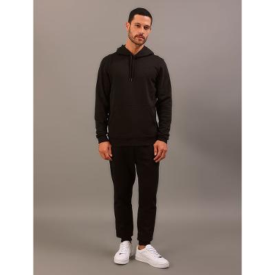 Casaco de Moletom Masculino Cks Bordado-Capuz - Preto