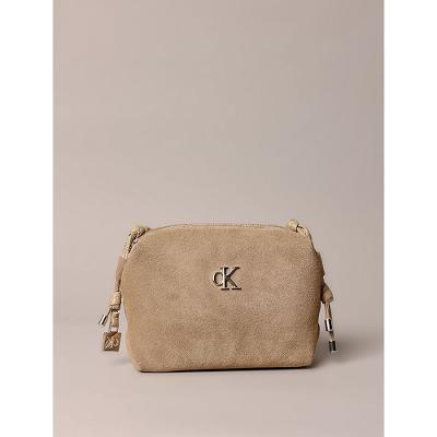 Bolsa Camera Bag Calvin Klein Jeans Feminino Camurça - Caqui Medio