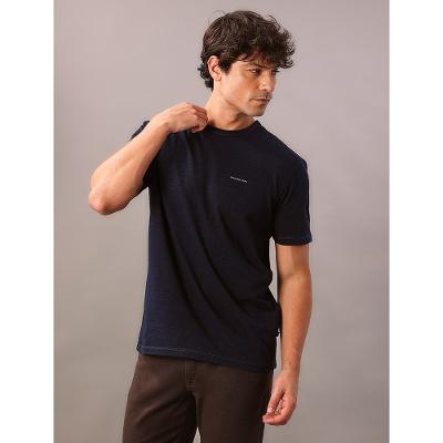 Camiseta Manga Curta Calvin Klein Jeans Masculino Indigo - Marinho