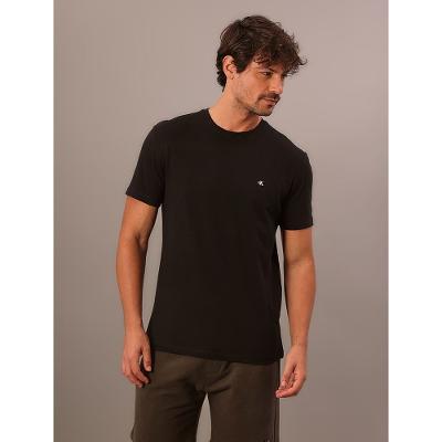 Camiseta Manga Curta Calvin Klein Jeans Masculino Packable - Preto