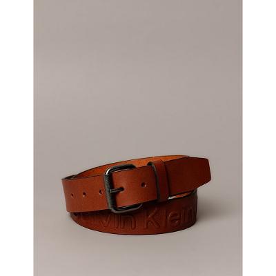 Cinto Calvin Klein Jeans Embossed - Havana