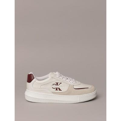 Tênis Calvin Klein Jeans Feminino Chunky Embossed Layers - Branco