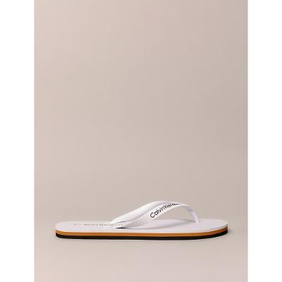 Chinelo Calvin Klein Jeans Re Issue - Branco