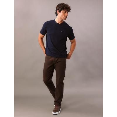 Calça Color Slim 5 Pockets - Marrom