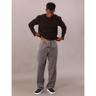 Calça Color Baggy Bolso Faca - Chumbo