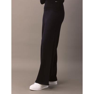 Calça de Tricot Calvin Klein Feminino Com Abertura na Barra - Marinho
