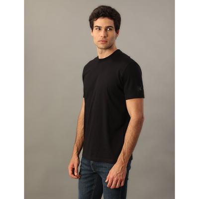 Camiseta Manga Curta Calvin Klein Jeans Patch Manga - Preto