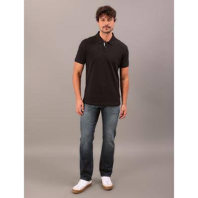 Calça Jeans Straight 5 Pockets - Marinho